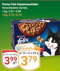 Katzennassfutter Angebote von Purina Felix bei GLOBUS Hoyerswerda für 3,79 €
