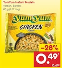 Instant Nudeln im Angebot bei Netto Marken-Discount in Siegen Instant Nudeln Angebote von YumYum bei Netto Marken-Discount Siegen für 0,49 €