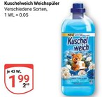 Weichspüler im Angebot bei GLOBUS in Viersen Weichspüler Angebote von Kuschelweich bei GLOBUS Viersen für 1,99 €