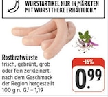 Aktuelles Rostbratwürste Angebot bei EDEKA in Dresden ab 0,99 €