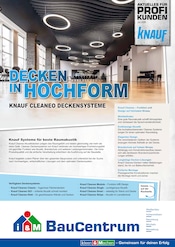 i&M BauCentrum Baumärkte Prospekt der aktuellen Woche mit 2 Seiten, gültig von 01.07.2026 bis 31.07.2026, in Hohenmölsen und Umgebung Aktueller i&M BauCentrum Baumärkte Prospekt in Hohenmölsen und Umgebung, "Decken in Hochform" mit 2 Seiten, 01.07.2026 - 31.07.2026