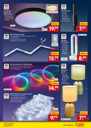 Netto Marken-Discount Tischleuchte im Prospekt 
