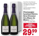 Champagne Lombard Extra Brut Premier Cru Blanc de Noirs Angebote von Champagne Lombard bei E center Rastatt für 29,99 €