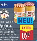 Apfel-Sanddorn-Mus Angebote von SWEET VALLEY bei ALDI Nord Potsdam für 0,99 €