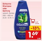Shampoo oder Spülung Angebote von Schauma bei Netto Marken-Discount Ulm für 1,69 €