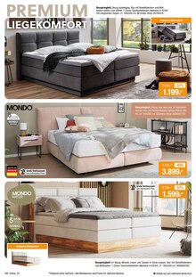 Bett im aktuellen Opti-Wohnwelt Prospekt (Würzburg) Bett im Opti-Wohnwelt Prospekt "Der trendige Möbeldiscount" mit 36 Seiten (Würzburg)