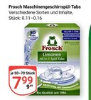 Maschinengeschirrspül-Tabs Angebote von Frosch bei GLOBUS Erlangen für 7,99 €