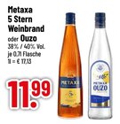 Metaxa im Trinkgut Prospekt 5 Stern Weinbrand von Metaxa im aktuellen Trinkgut Prospekt für 11,99 €