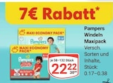 Windeln Maxipack Angebote von Pampers bei GLOBUS Frechen für 22,22 €