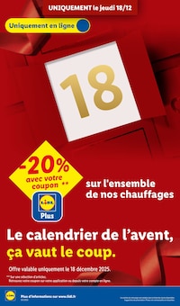 Promotion Doudoune Enfant dans le prospectus Lidl, valable du 18/12/2025 au 24/12/2025 Promo Doudoune Enfant dans le catalogue Lidl du moment à la page 58