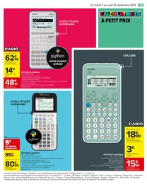 Offre Calculatrice Scientifique dans le catalogue Carrefour du moment à la page 81