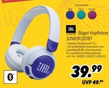 Bügel-Kopfhörer JUNIOR320BT Blau Angebote von JBL bei MEDIMAX Magdeburg für 39,99 €
