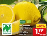 Bio Zitronen im Angebot bei Netto Marken-Discount in Haltern am See Bio Zitronen Angebote von Naturland bei Netto Marken-Discount Haltern am See für 1,79 €