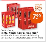 Coca-Cola, Fanta, Sprite oder Mezzo Mix im Angebot bei tegut in Oberursel Coca-Cola, Fanta, Sprite oder Mezzo Mix Angebote von Coca-Cola bei tegut Oberursel für 7,99 €