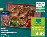 Schweineschnitzel Angebote von Bioland bei Kaufland Offenbach für 4,49 €