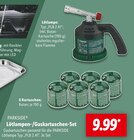 Lötlampen-/Gaskartuschen-Set von PARKSIDE im aktuellen Lidl Prospekt