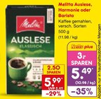 Aktuelles Auslese Harmonie oder Barista Angebot bei Netto Marken-Discount in Eschweiler ab 5,49 €