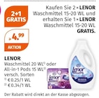 Waschmittel Angebote von LENOR bei Müller Heidenheim für 4,99 €