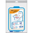 Ardoise effaçable à sec + 1 feutre bleu - BIC - Carrefour à Bourges Ardoise effaçable à sec + 1 feutre bleu - BIC en promo chez Carrefour Bourges à 1,50 €
