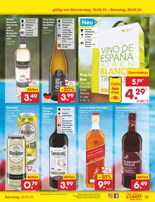 Whiskey im Netto Marken-Discount Prospekt "Aktuelle Angebote" mit 49 Seiten (Berlin)