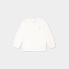 Gilet manches longues boutonné blanc bébé fille à 12,99 € dans le catalogue La Halle