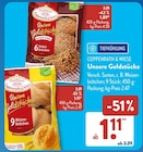 Unsere Goldstücke 6 Dinkel-Brötchen von Coppenrath & Wiese im aktuellen ALDI SÜD Prospekt für 1,11 €