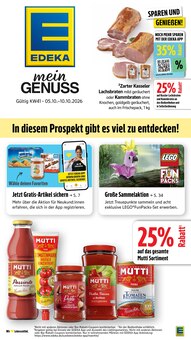 Lachs im aktuellen EDEKA Prospekt (Ludwigshafen (Rhein)) Lachs im EDEKA Prospekt "Aktuelle Angebote" mit 50 Seiten (Ludwigshafen (Rhein))