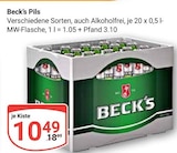 Aktuelle Becks Angebote bei GLOBUS in Erfurt Aktuelles Pils Angebot bei GLOBUS in Erfurt ab 10,49 €