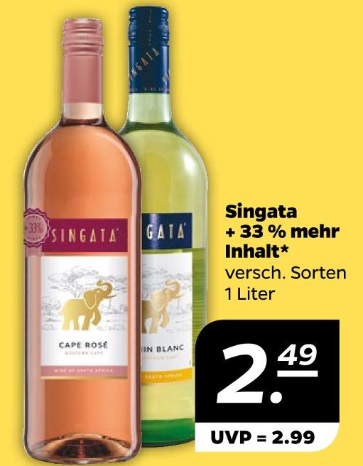 Singata + 33 % mehr Inhalt