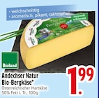 Andechser Natur Bio-Bergkäse von Bioland im aktuellen EDEKA Prospekt für 1,99 €