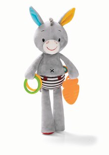 Doudou longues jambes l’âne titus - Oxybul à Aulnay-sous-Bois Doudou longues jambes l’âne titus en promo chez Oxybul Aulnay-sous-Bois à 17,99 €