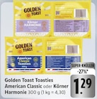 Toasties American Classic oder Körner Harmonie Angebote von Golden Toast bei EDEKA Saarlouis für 1,29 €