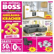 SB Möbel Boss Möbel & Einrichtung Prospekt der aktuellen Woche mit 12 Seiten, gültig von 06.09.2025 bis 12.09.2025, in Burgstädt und Umgebung Aktueller SB Möbel Boss Möbel & Einrichtung Prospekt in Burgstädt und Umgebung, "JETZT WIRD RICHTIG GESPART!" mit 12 Seiten, 06.09.2025 - 12.09.2025