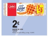 Gaufre de liège - LOTUS dans le catalogue E.Leclerc