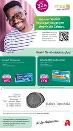 Aktueller mea - meine apotheke Apotheke Prospekt in Neckarbischofsheim und Umgebung, "Unsere Juni-Angebote" mit 4 Seiten, 01.06.2025 - 30.06.2025