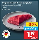 Bürgermeisterstück vom Jungbullen im aktuellen Netto Marken-Discount Prospekt