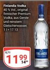 Vodka im Angebot bei GLOBUS in Kerpen Vodka Angebote von Finlandia bei GLOBUS Kerpen für 11,99 €