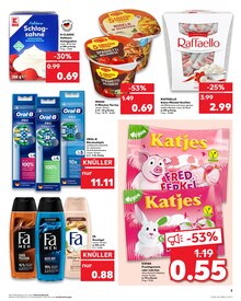 Sahne im aktuellen Kaufland Prospekt (Stuttgart) Sahne im Kaufland Prospekt "KNÜLLER" mit 56 Seiten (Stuttgart)