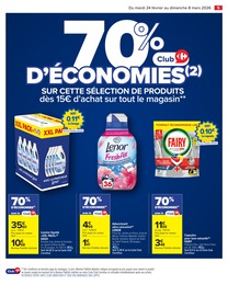Prix et réduction Lave-Vaisselle dans le prospectus Carrefour Market en cours Offre Lave-Vaisselle dans le catalogue Carrefour Market du moment à la page 7