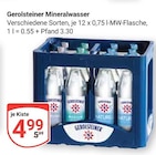 Mineralwasser Angebote von Gerolsteiner bei GLOBUS Wetzlar für 4,99 €