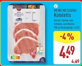 Koteletts von Meine Metzgerei im aktuellen ALDI Nord Prospekt für 4,49 €
