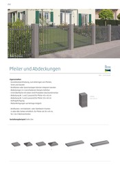 Aktueller RHG Baucentrum Prospekt mit Zaun, "RINN Gartenwelt 2024", Seite 252