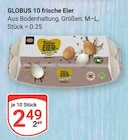 10 frische Eier Angebote von Globus bei GLOBUS Kerpen für 2,49 €