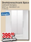 Aktuelles Drehtürenschrank Spice Angebot bei Die Möbelfundgrube in Trier ab 399,99 €