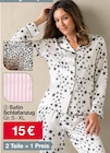 Satin Schlafanzug für 15,00 € bei Woolworth im Angebot Satin Schlafanzug im aktuellen Woolworth Prospekt