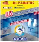 Tablettes pour lave-vaisselle tout-en-1 - W5 - Lidl à La Ciotat Tablettes pour lave-vaisselle tout-en-1 - W5 en promo chez Lidl La Ciotat à 5,99 €