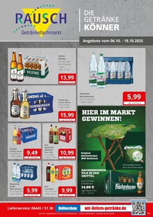 Getränkefachmarkt Rausch Prospekt DIE GETRÄNKEKÖNNER mit 2 Seiten