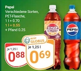 Pepsi im Angebot bei GLOBUS in Völklingen Pepsi Angebote bei GLOBUS Völklingen für 0,69 €