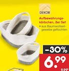 Aufbewahrungskörbchen, 3er Set im Angebot bei Netto Marken-Discount in Heidelberg Aufbewahrungskörbchen, 3er Set Angebote von DEKOR bei Netto Marken-Discount Heidelberg für 6,99 €