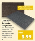Schmutzfangmatte von LIV&BO für 3,99 € bei Kaufland im Angebot Schmutzfangmatte von LIV&BO im aktuellen Kaufland Prospekt